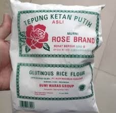 tepung ketan kemasan 1/2 kg merk rose brand toko krembung sejahtera