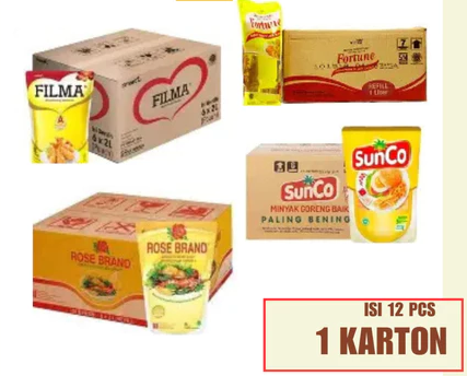 Minyak 1 liter (1 dus)