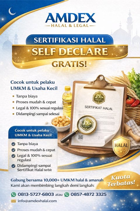 Jasa Sertifikasi Halal Gratis