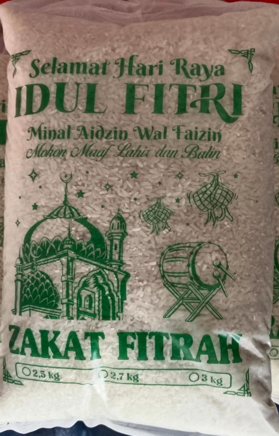 Beras zakat fitrah