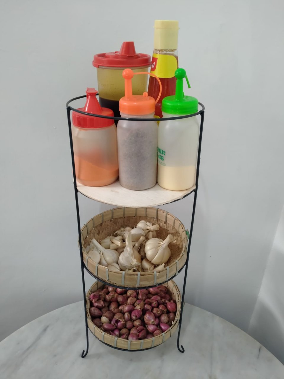 Rak Bumbu botol+Besek