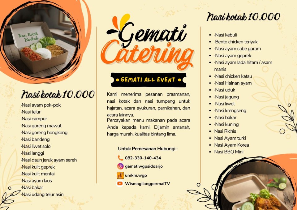 Catering nasi kotak 10k
