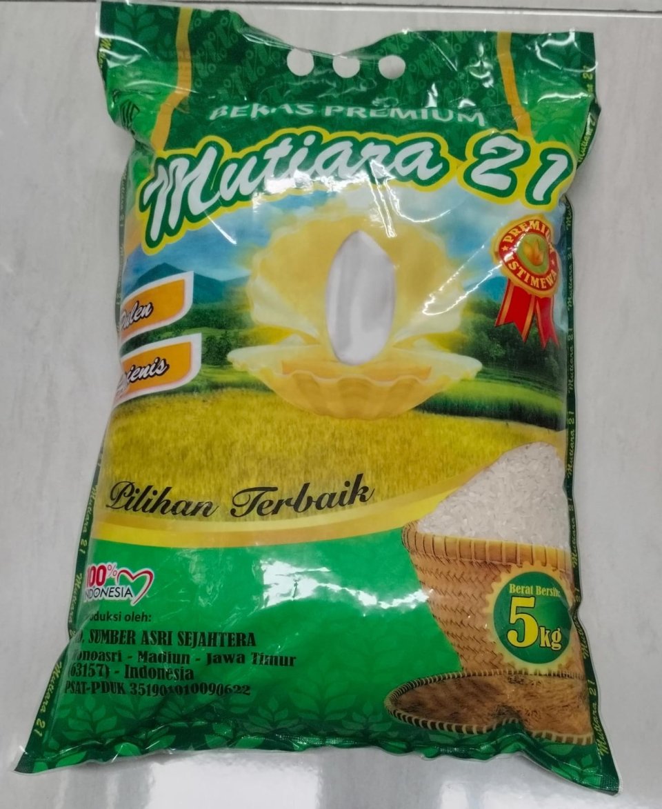 Beras Mutiara 21