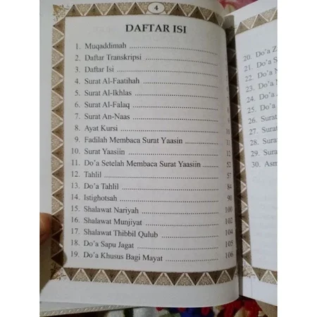 Buku Yasin Hardcover 176 Halaman